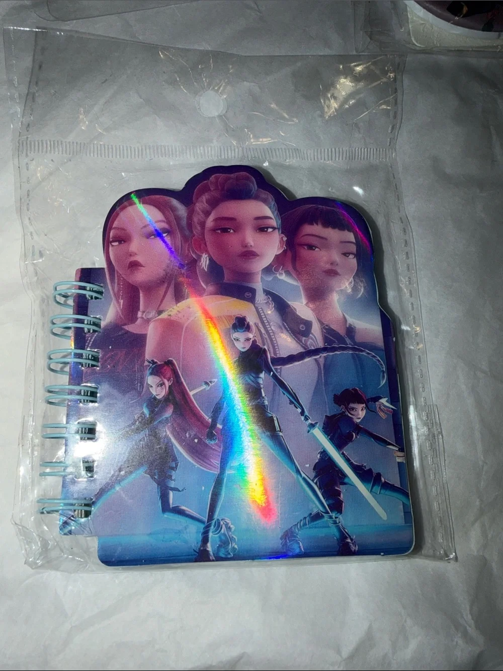 K-pop Character Party Gift Set - Purple Blue Holographic Accessories
